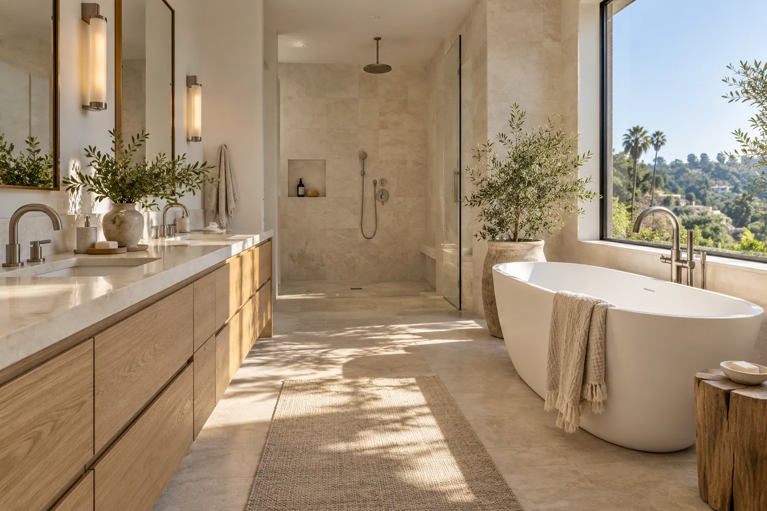 Bathroom remodeling by a Los Angeles County general contractor